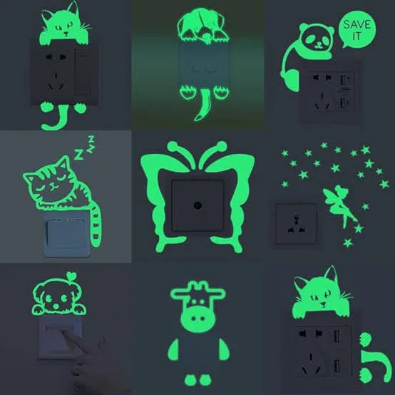 Night Light Pet Wall Sticker