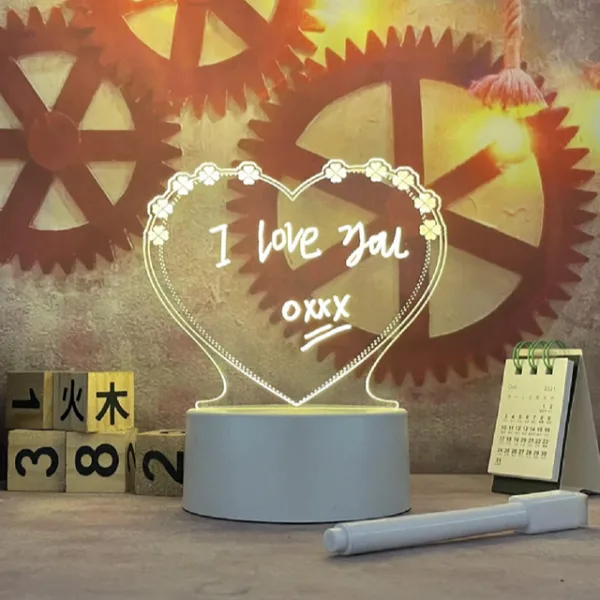 3D Love Flower Lamp