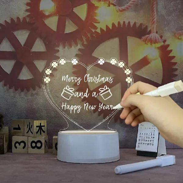 3D Love Flower Lamp